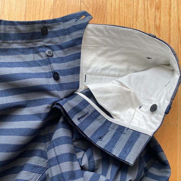 ANDREA POMPILIO CASUAL STRIPED PANTS M/ITALY 48/32 - Picture 6 of 7